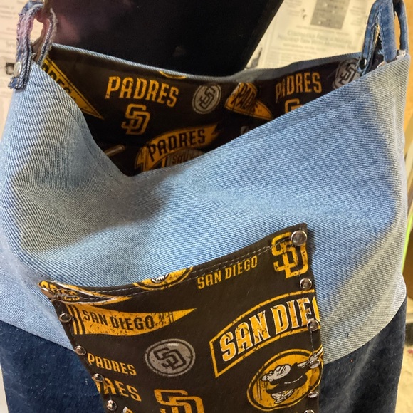 SAN DIEGO PADRES Custom Jean Purse - Picture 2 of 5